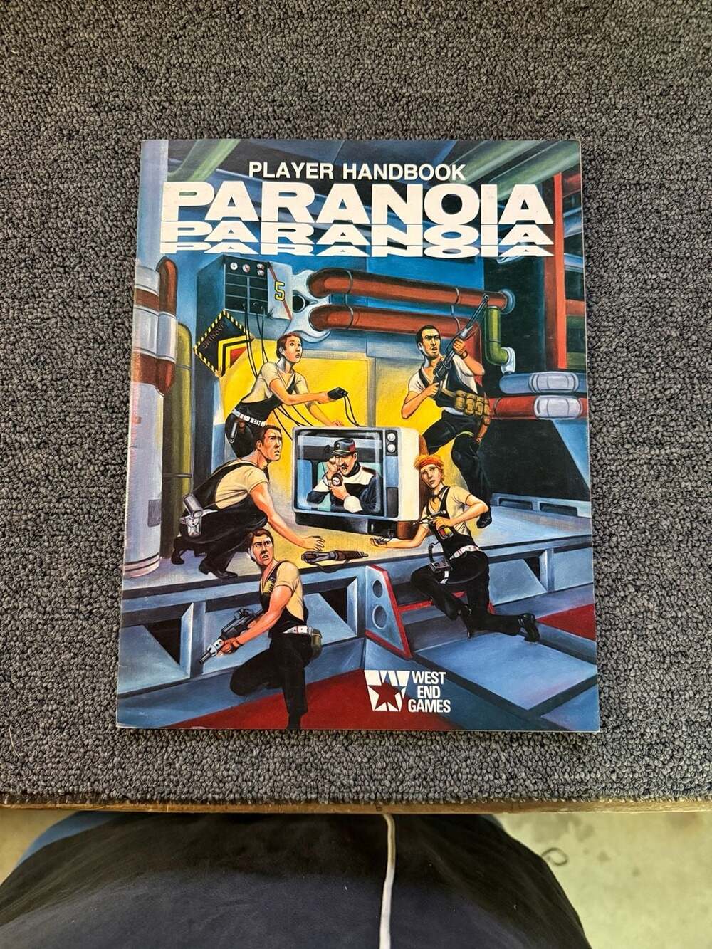 Paranoia Player Handbook Roleplaying Game West End Games